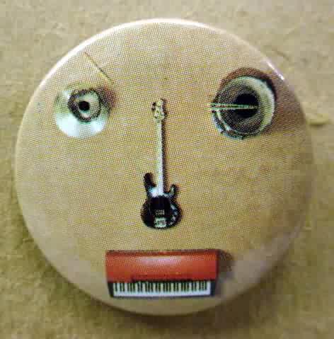 1970s 1” Purple Pin Back Button RIGHT ON 