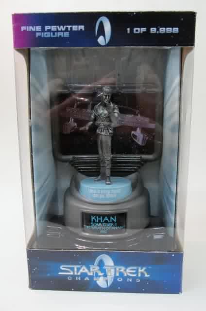 STAR TREK CHAMPIONS 1998 SPOCK PEWTER FIGURE LIMITED EDITION BRAND NEW 