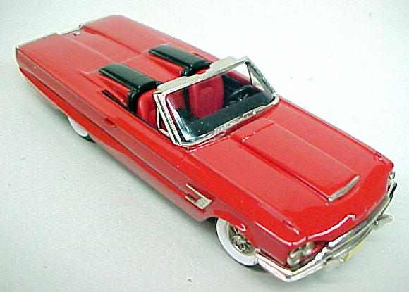 1965 FORD THUNDERBIRD Convertible open Vivid red with black tonneau covers