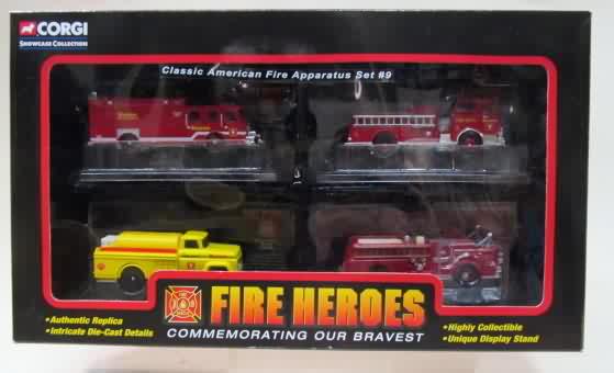 Vtg 1981 Corgi 2029 Mack Hammond Fire Department Fire Truck Damage Packaging
