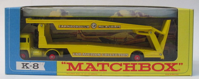 vintage matchbox car holder