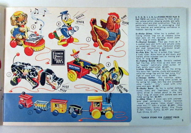 vintage mattel toys catalog