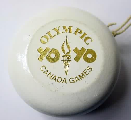 Gold Vintage Collectible National Olympic Wooden Yo-Yo 