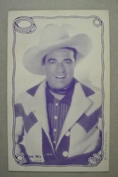 1929 TOM MIX exhibit cards.