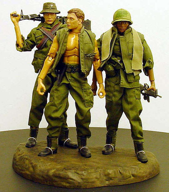 BAR Machine Gun & Pouch #1-1/6 Scale Korean Soldier GI JOE Action Figures 