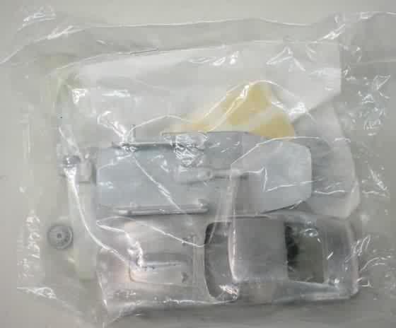 white metal model car kits