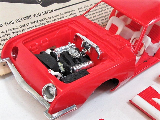 427 Blown Supercharged Engine 1/25 Scale AMT 1967 Mercury Cyclone Funny Car 