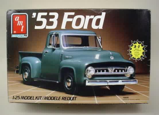 1953 FORD Pickup Truck 125 1985 3 in 1 build stock custom or drag 