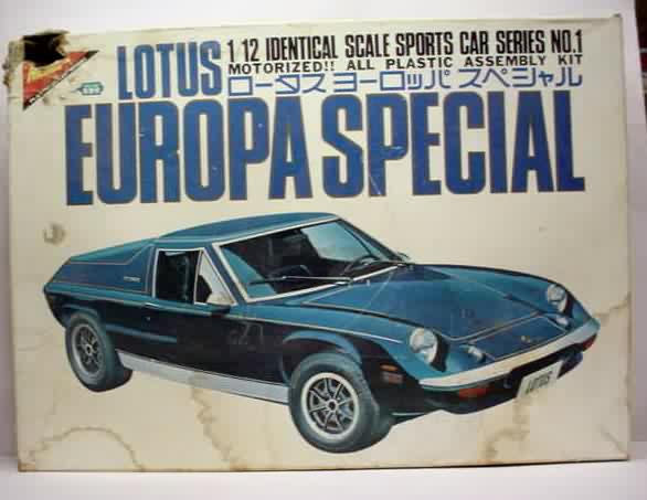 MB1201 motorized LOTUS EUROPA SPECIAL large 112 scale older issue body 