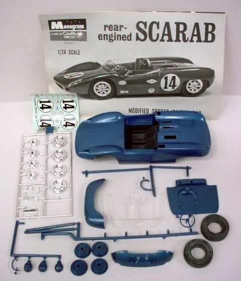 Model Car Parts Monogram Nascar 1992 Chevy 358 Racing Engine 1/24 