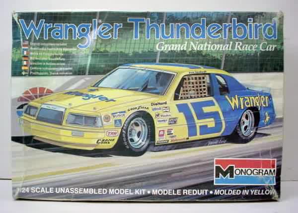  2206. WRANGLER 1983 THUNDERBIRD. 1:24. 1983. Dale Earnhardt's #15 Grand 