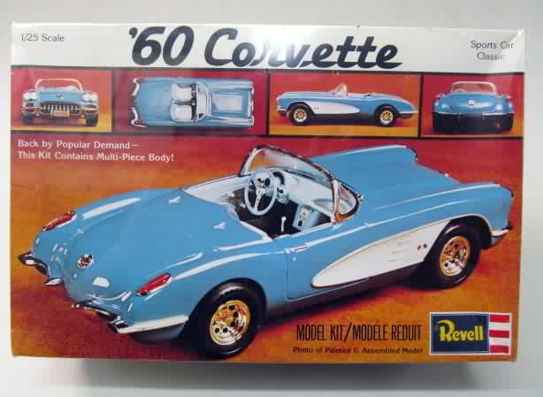 Revell 40th Anniversary Chevy Corvette Factory Model Kit 7347 for sale online 