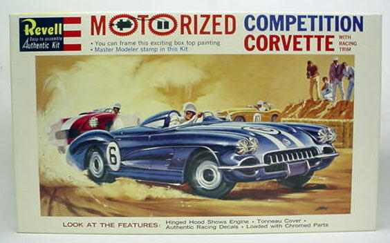  H1243. motorized COMPETITION CORVETTE. 1:25. 1961.