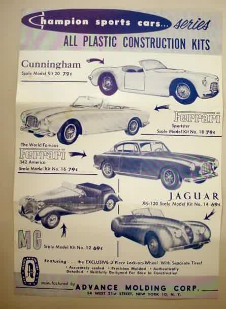 Rare Model Car Kits