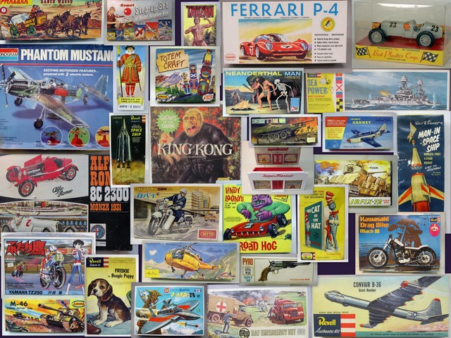 model kits vintage collectible out of production for sale from Gasoline  Alley Antiques