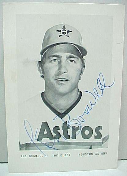 1980s houston astros uniforms. Houston Astros KEN BOSWELL