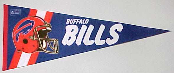 vintage buffalo bills pennant