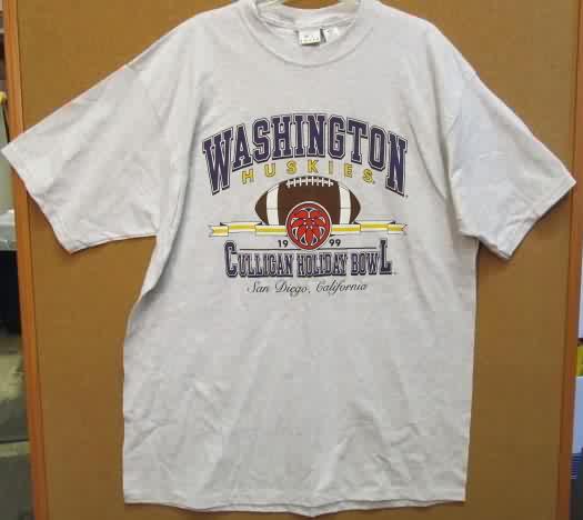 Vintage Washington Huskies Football 1999 Holiday Bowl Men/'s XL Tee Shirt Rare made by Logo Athletic