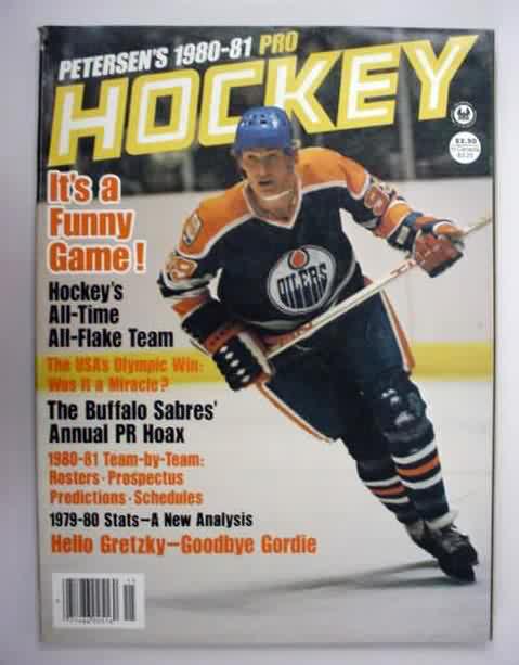 ICE HOCKEY: A WAYNE GRETZKY 99 Edmonton Oilers jersey, circa 1980