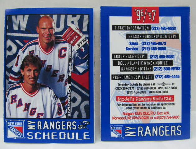 Center Ice Collectibles - 1996-97 Binghamton Rangers Hockey Cards