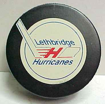 LETHBRIDGE HURRICANES. Side: Official Made in Canada InGlasCo (IG2; 