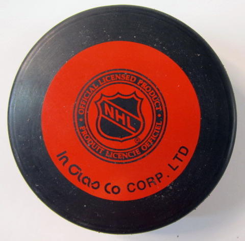 Boston Bruins Inglasco 2022 Reverse Retro Hockey Puck