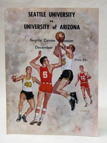 198081 ARIZONA STATE BASKETBALL MEDIA GUIDE Yearbook FAT LEVER