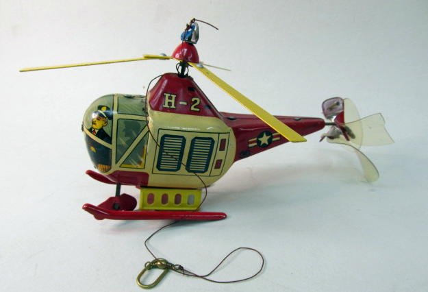 Vintage AIRCOPTER Plane Beach Wind Toy Turboplan Windspiel Card 2 1960's 