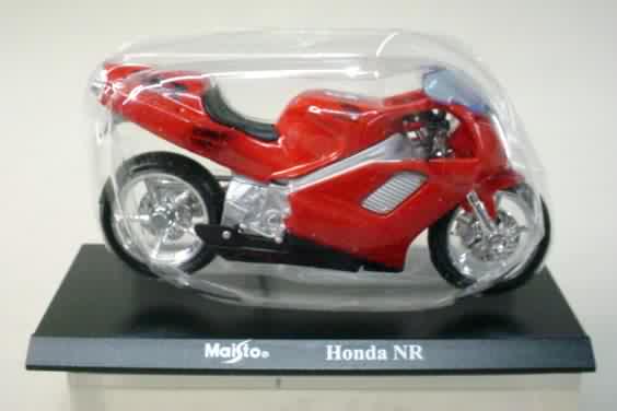 Honda F6c Red-White Motorcycle Model Maisto 1:18 Die Cast Model 