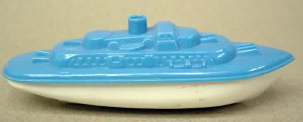 1950's Toy Plastic Boat Ship Whistle Old Store Stock 