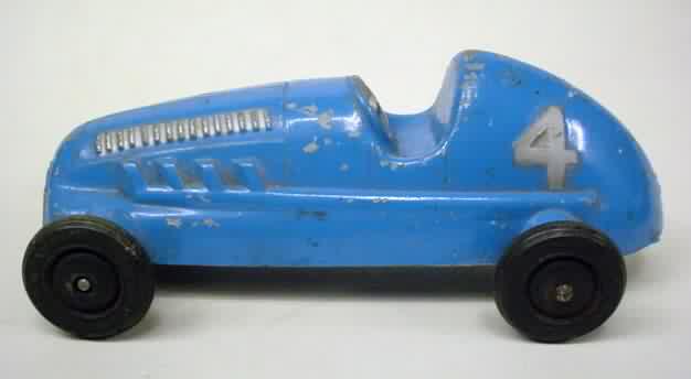 Details about   Vintage NASCAR Styled Blue Toy Race Car Solid Cast Iron Metal Texaco Sinclair NR 