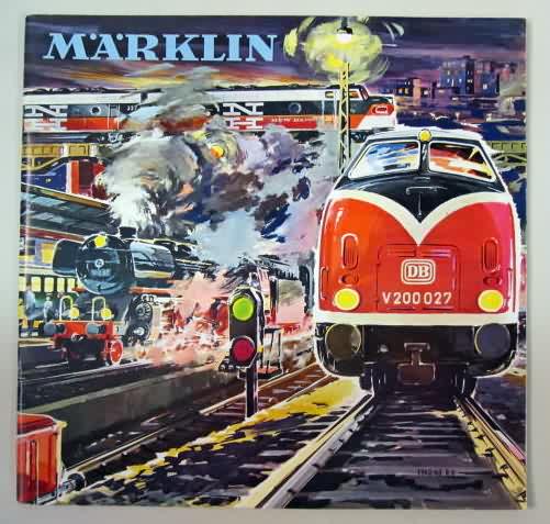 Vintage 1963-64 E MARKLIN HO Scale Model Railroad Train Catalog